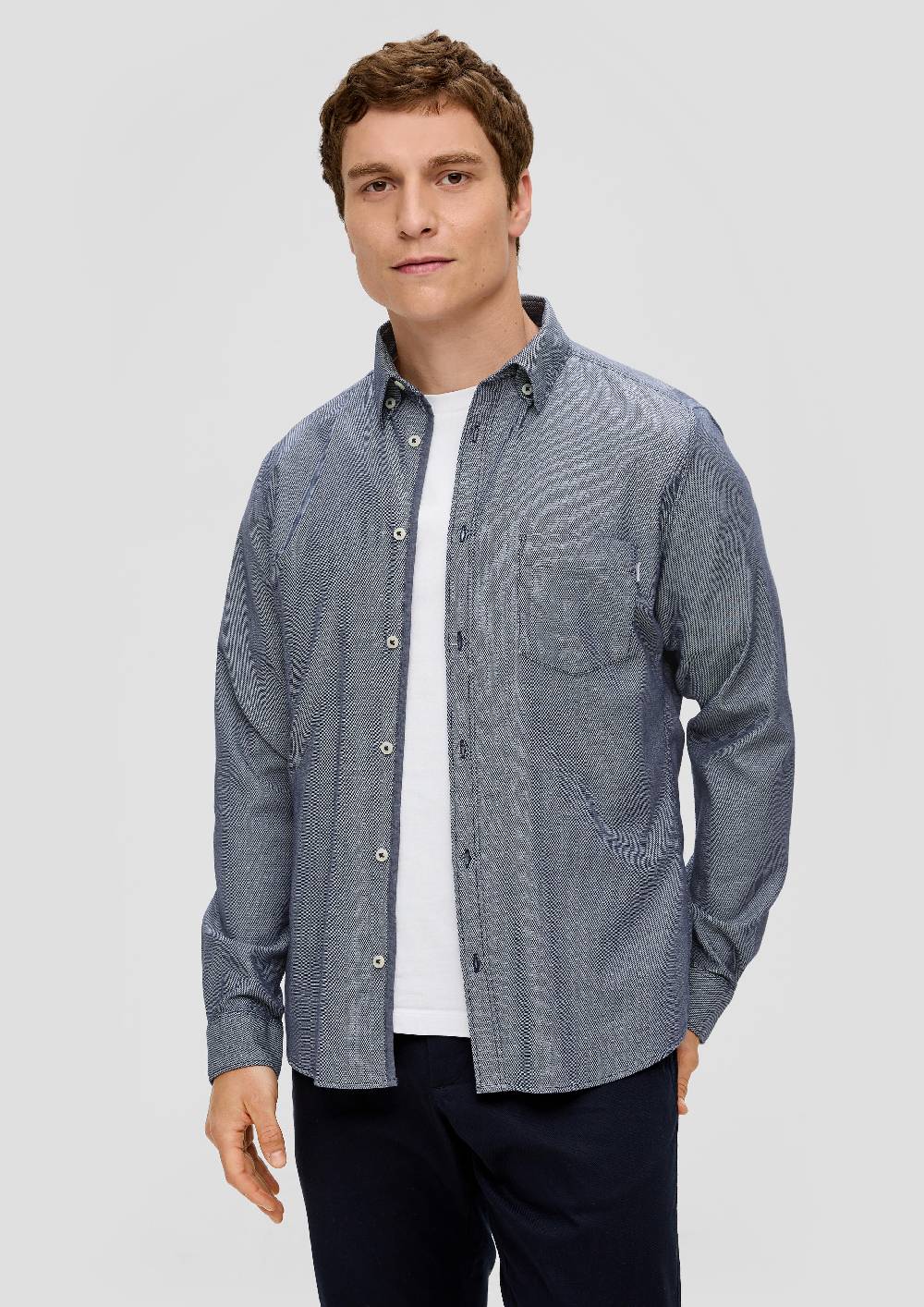 S.Oliver Hemd Im Slim Fit