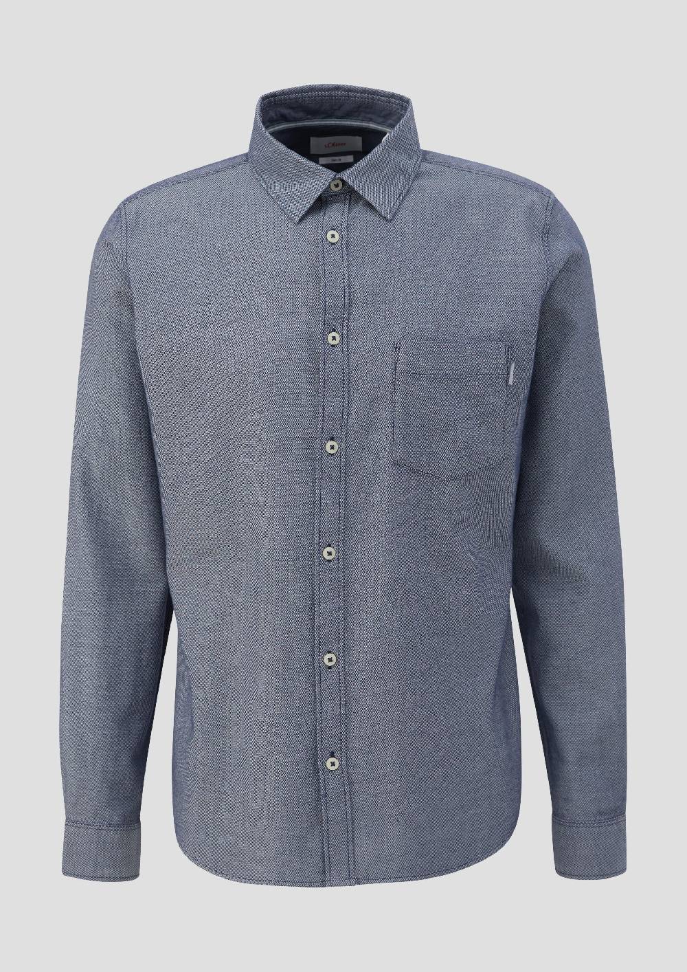 S.Oliver Hemd Im Slim Fit