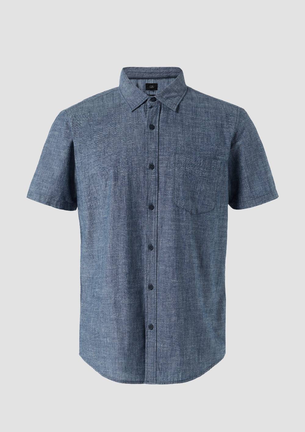 S.Oliver Hemd Im Slim Fit Und Denim-Look