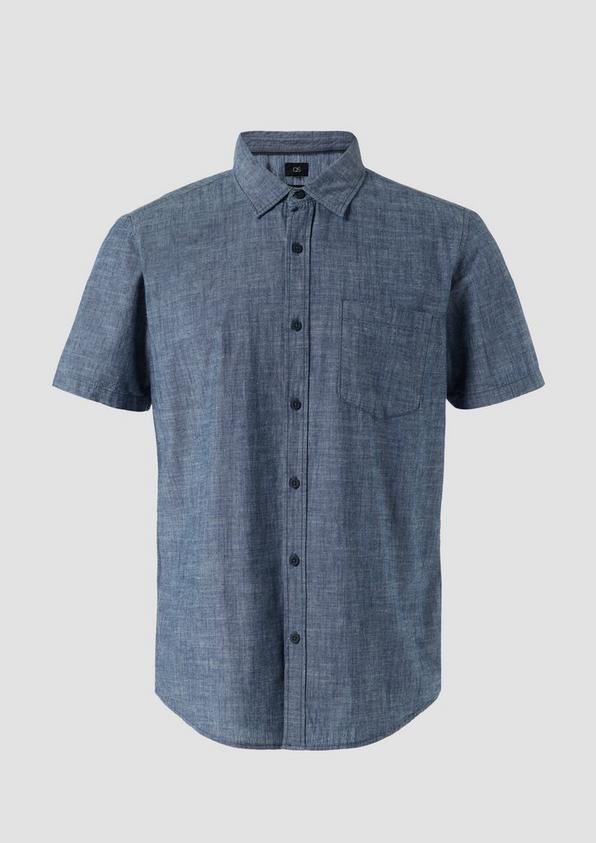 s.Oliver Hemd im Slim Fit und Denim-Look