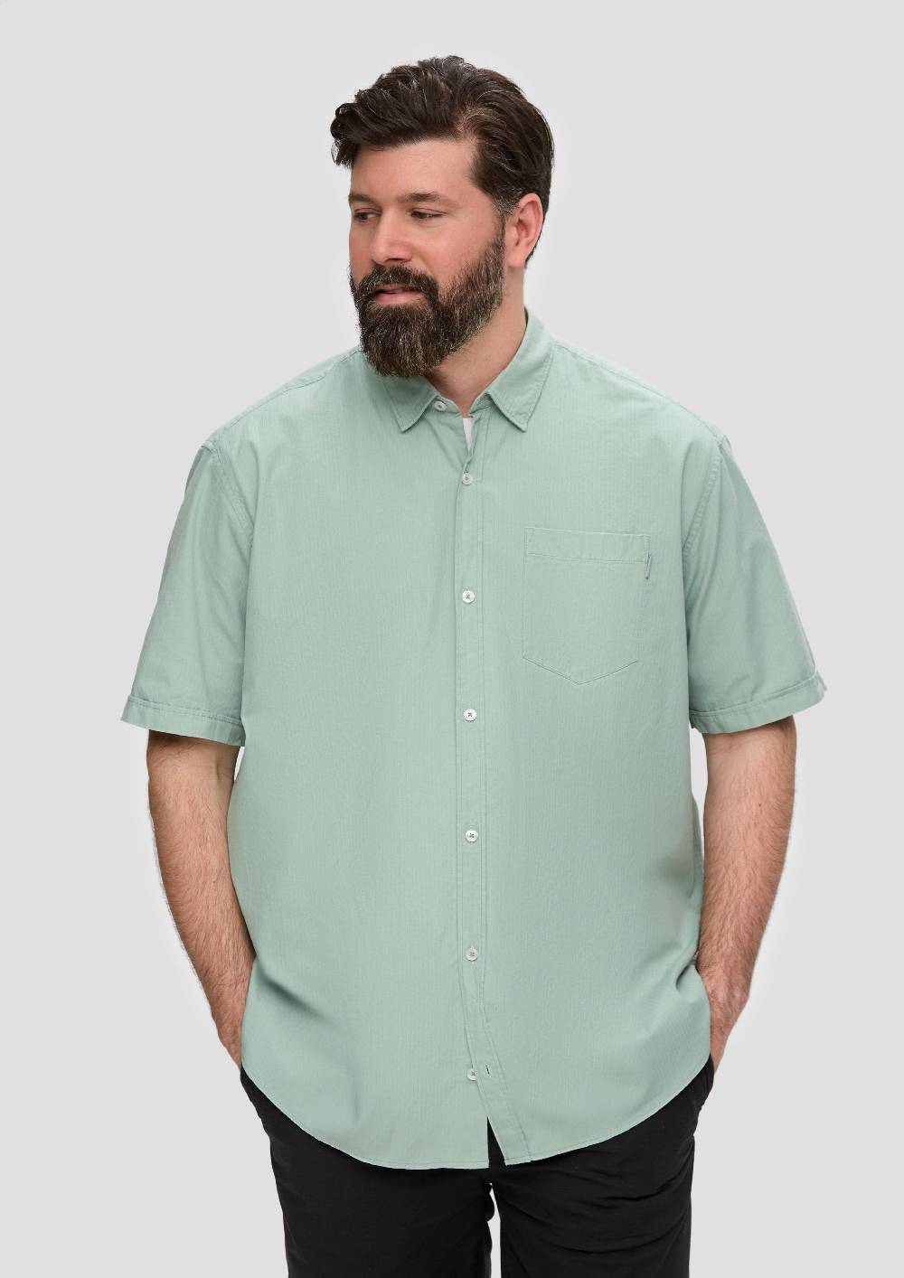 S.Oliver Hemd Mit Button-Down-Kragen