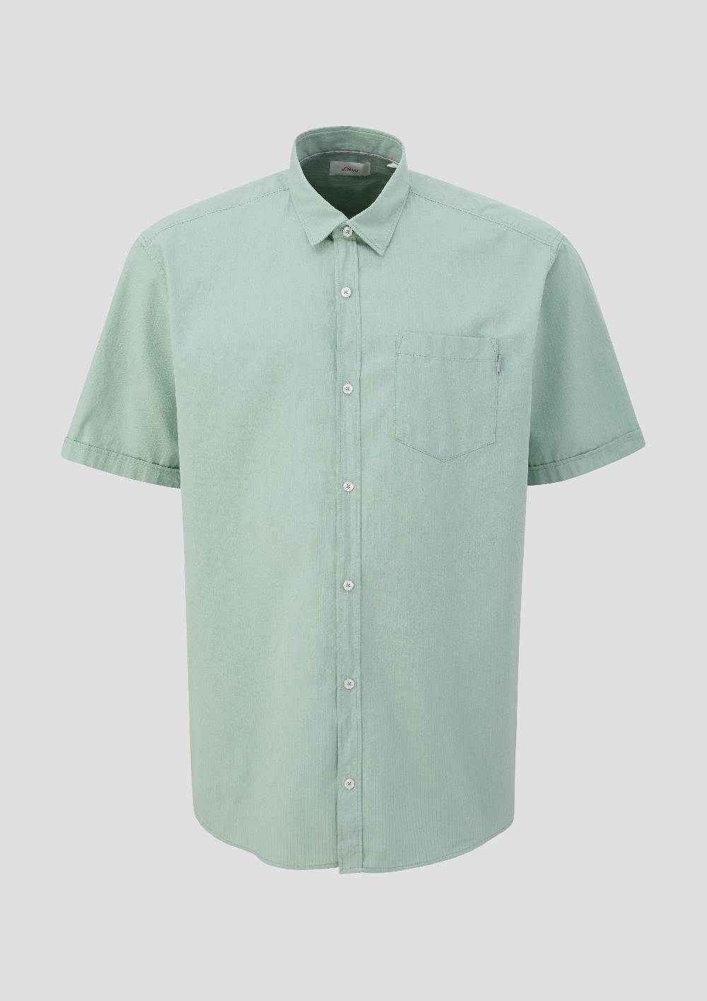 S.Oliver Hemd Mit Button-Down-Kragen