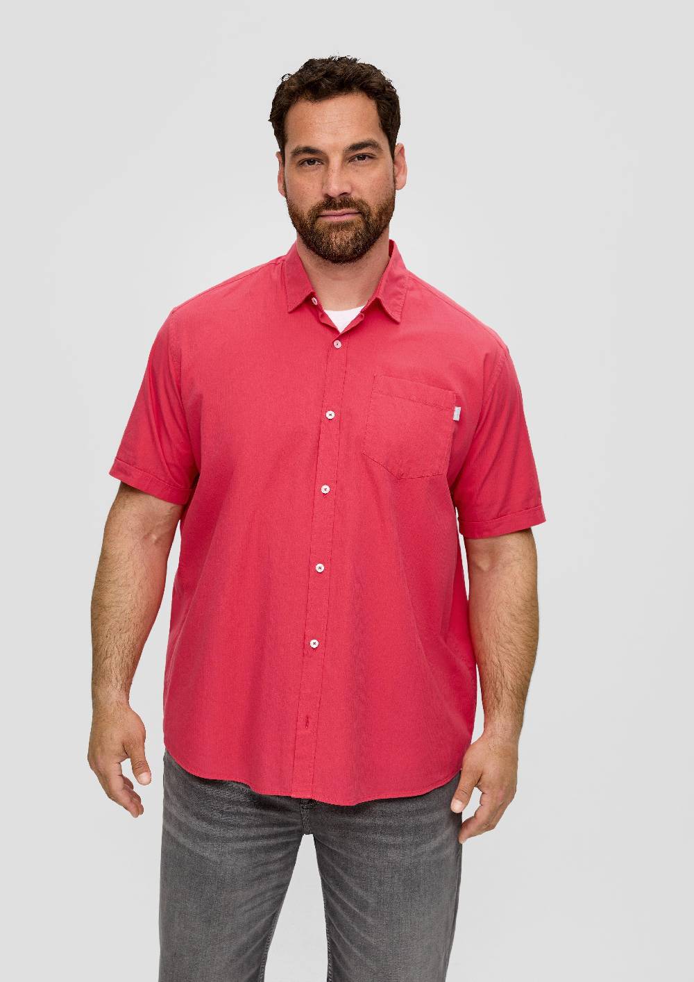 S.Oliver Hemd Mit Button-Down-Kragen