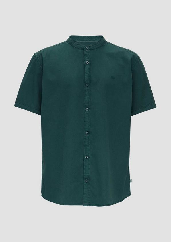 s.Oliver Hemd mit Stehkragen und Garment Dye