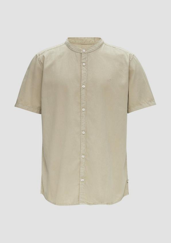 s.Oliver Hemd mit Stehkragen und Garment Dye