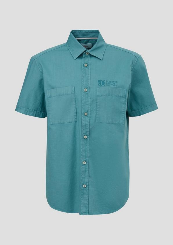 s.Oliver Hemd mit Webstruktur