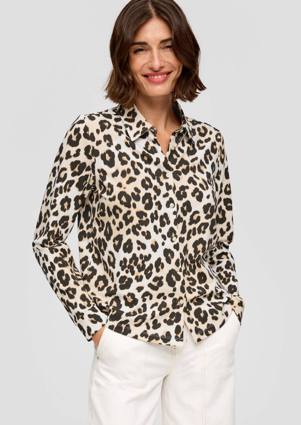 S.Oliver Hemdbluse Aus Jersey