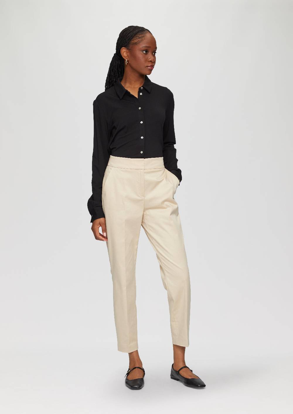 S.Oliver Hemdbluse Aus Jersey