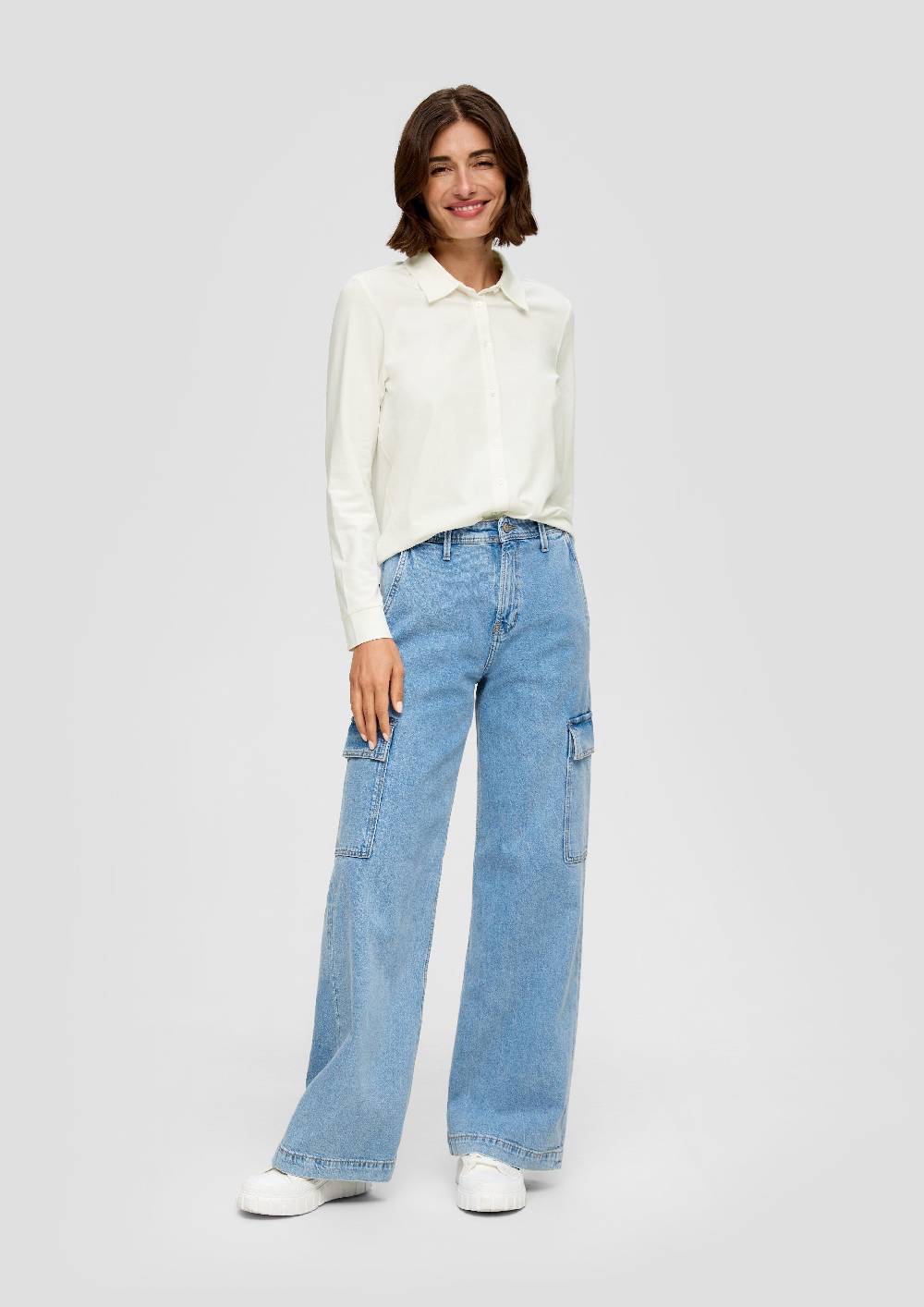 S.Oliver Hemdbluse Aus Jersey