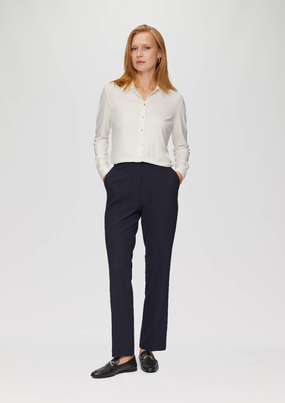 S.Oliver Hemdbluse Aus Jersey