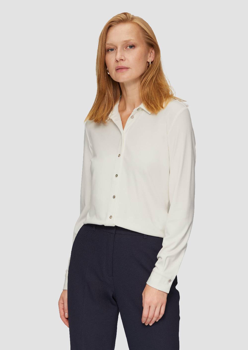 S.Oliver Hemdbluse Aus Jersey