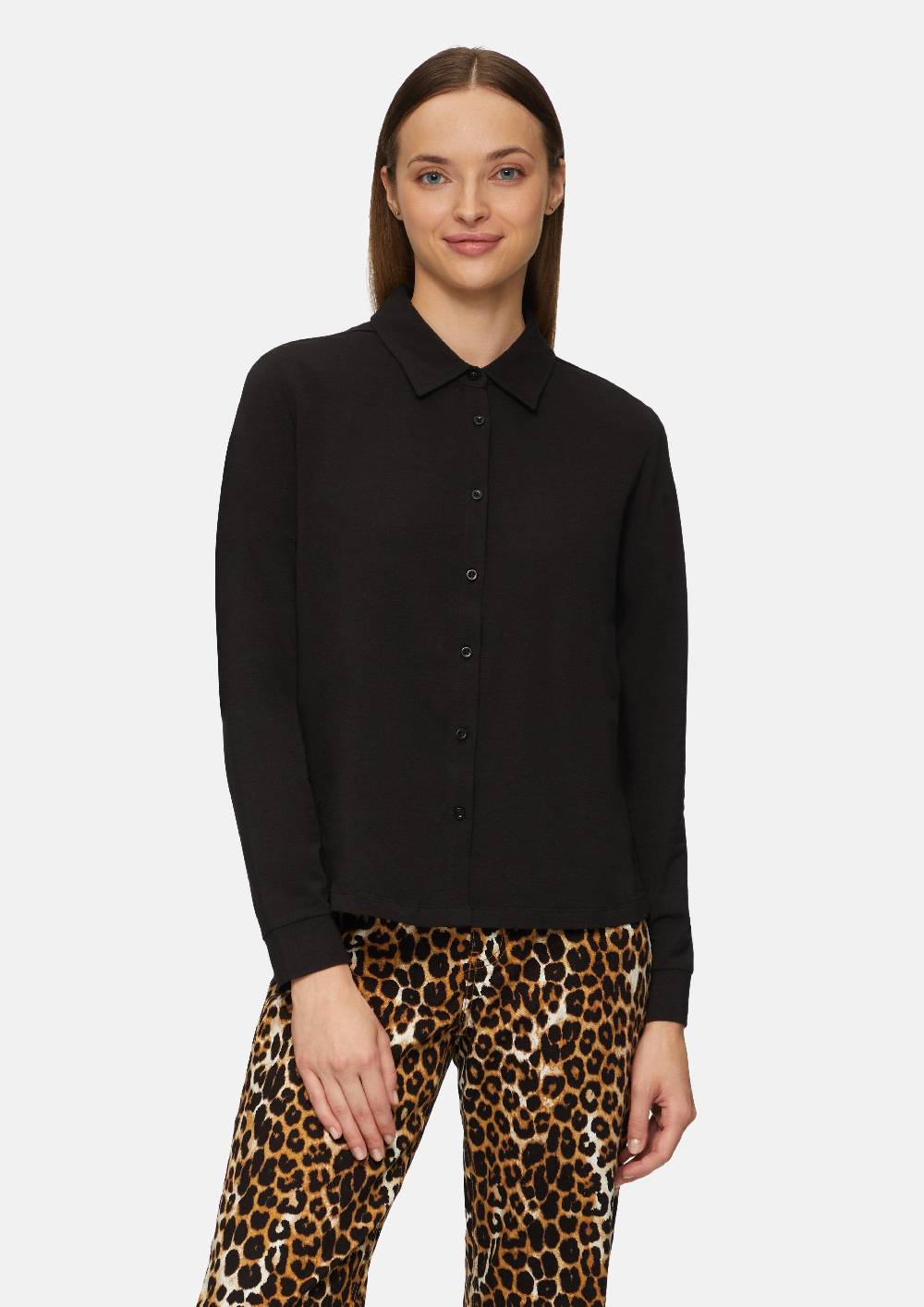 S.Oliver Hemdbluse Aus Jersey