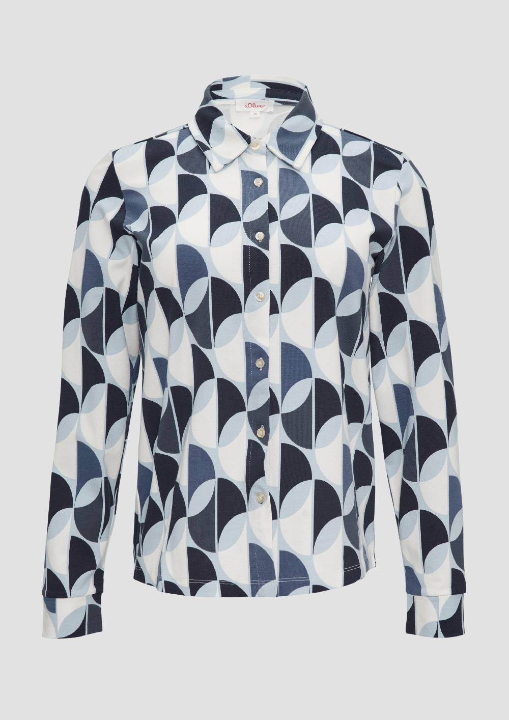 S.Oliver Hemdbluse Aus Jersey