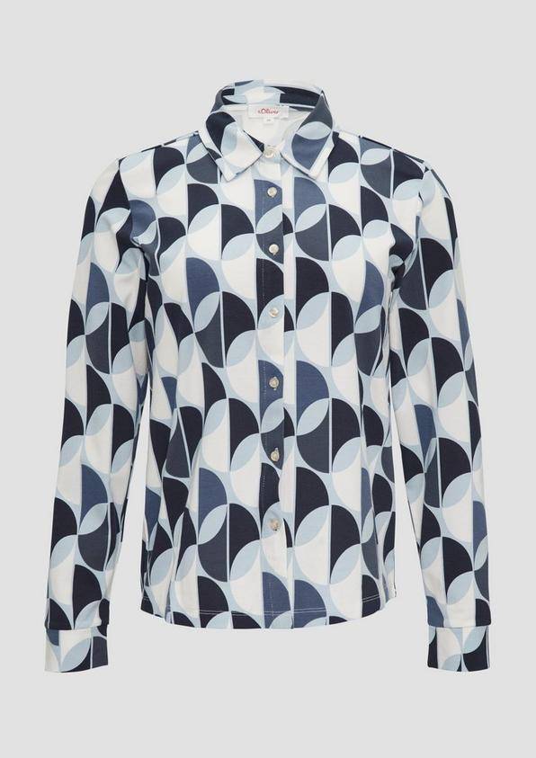 s.Oliver Hemdbluse aus Jersey