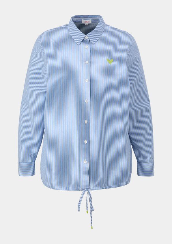 s.Oliver Hemdbluse mit Tunnelzug im Saum