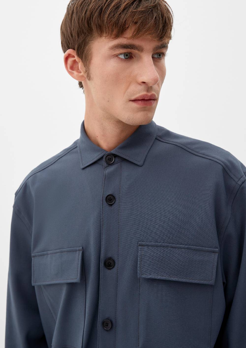 S.Oliver Hemdjacke Aus Viskosestretch