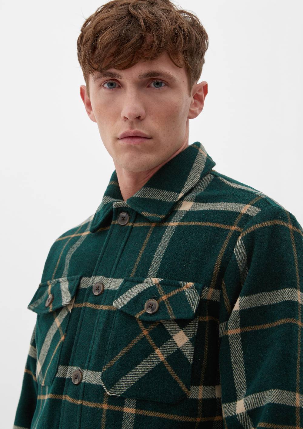 S.Oliver Hemdjacke Aus Wollmix