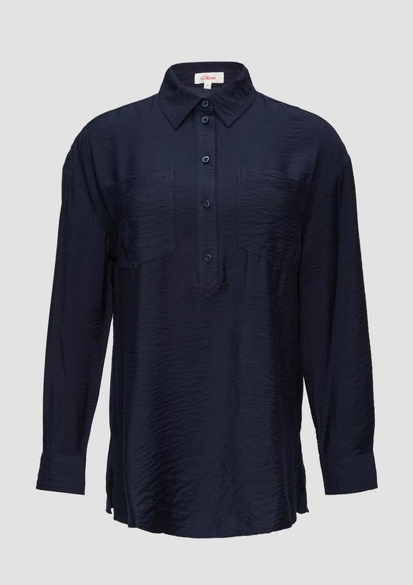 s.Oliver Hemdkragenbluse aus Viskosemix