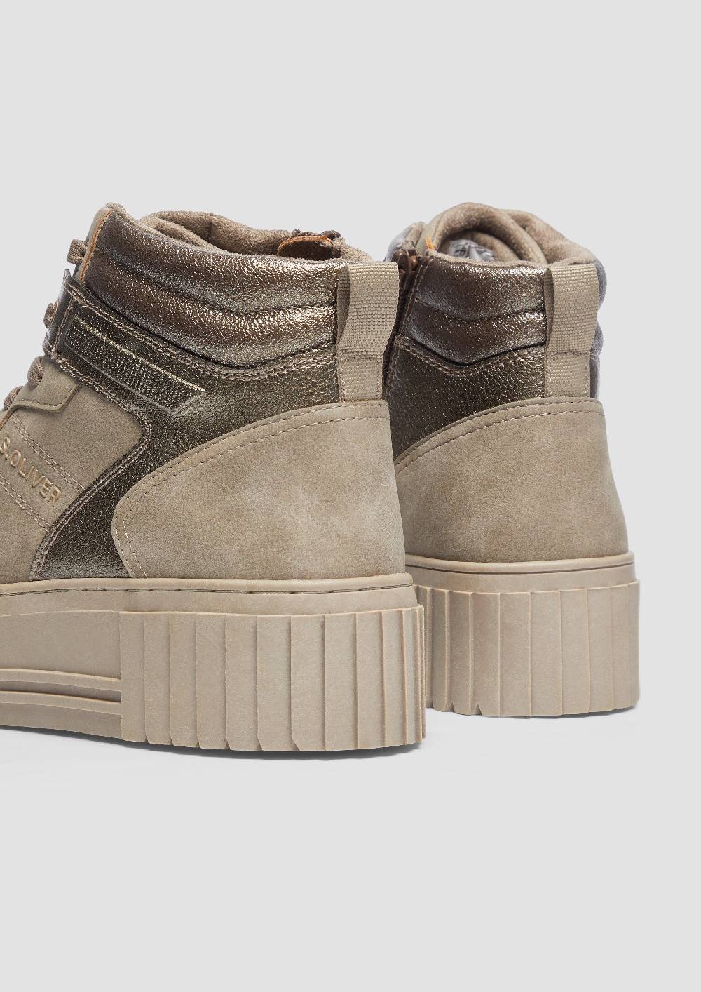 S.Oliver High Sneaker Im Fabricmix