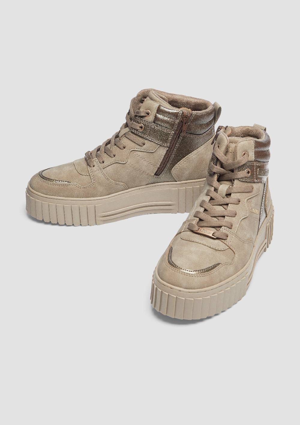 S.Oliver High Sneaker Im Fabricmix