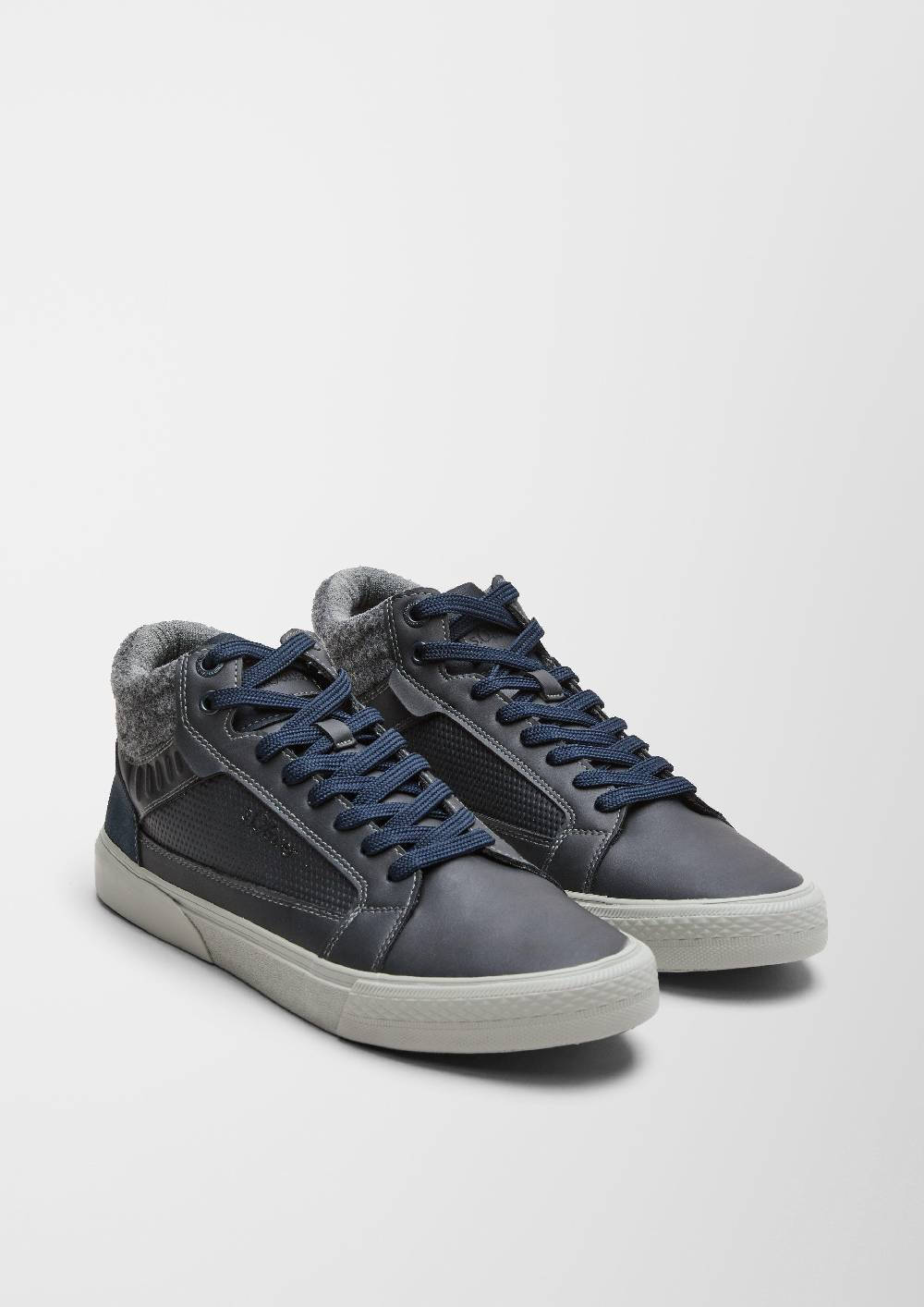 S.Oliver High Sneaker Im Materialmix