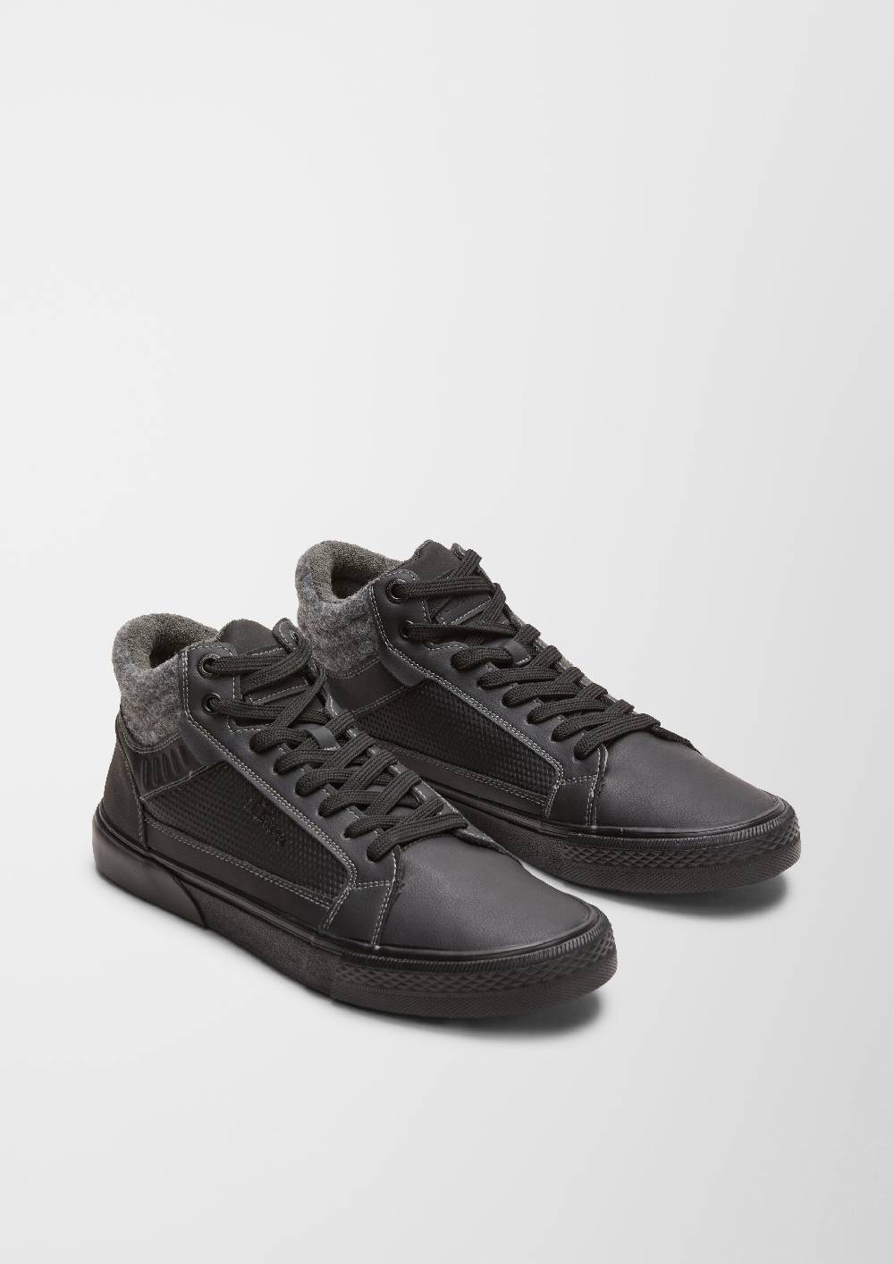 S.Oliver High Sneaker Im Materialmix