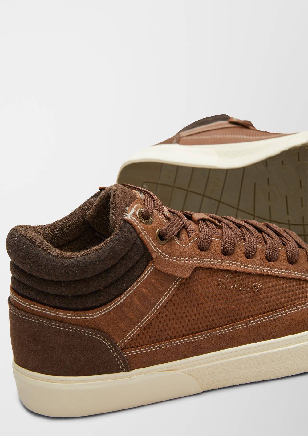 S.Oliver High Sneaker Im Materialmix