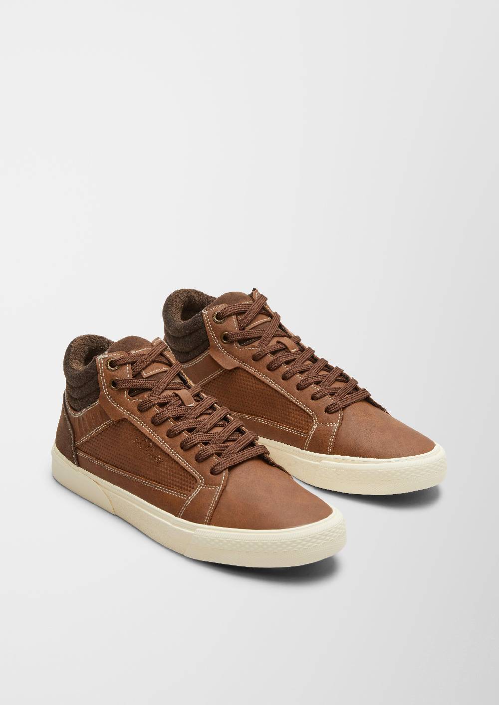 S.Oliver High Sneaker Im Materialmix