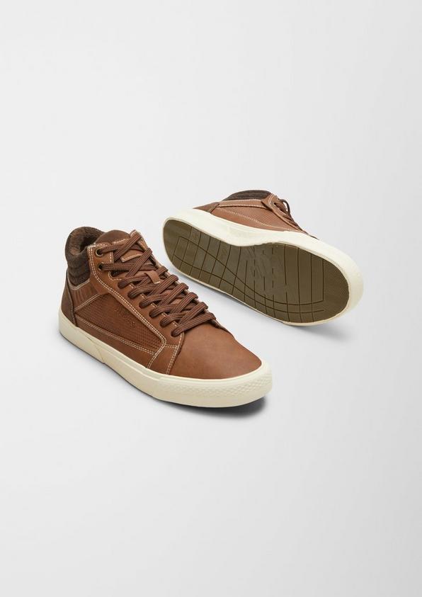 s.Oliver High Sneaker im Materialmix