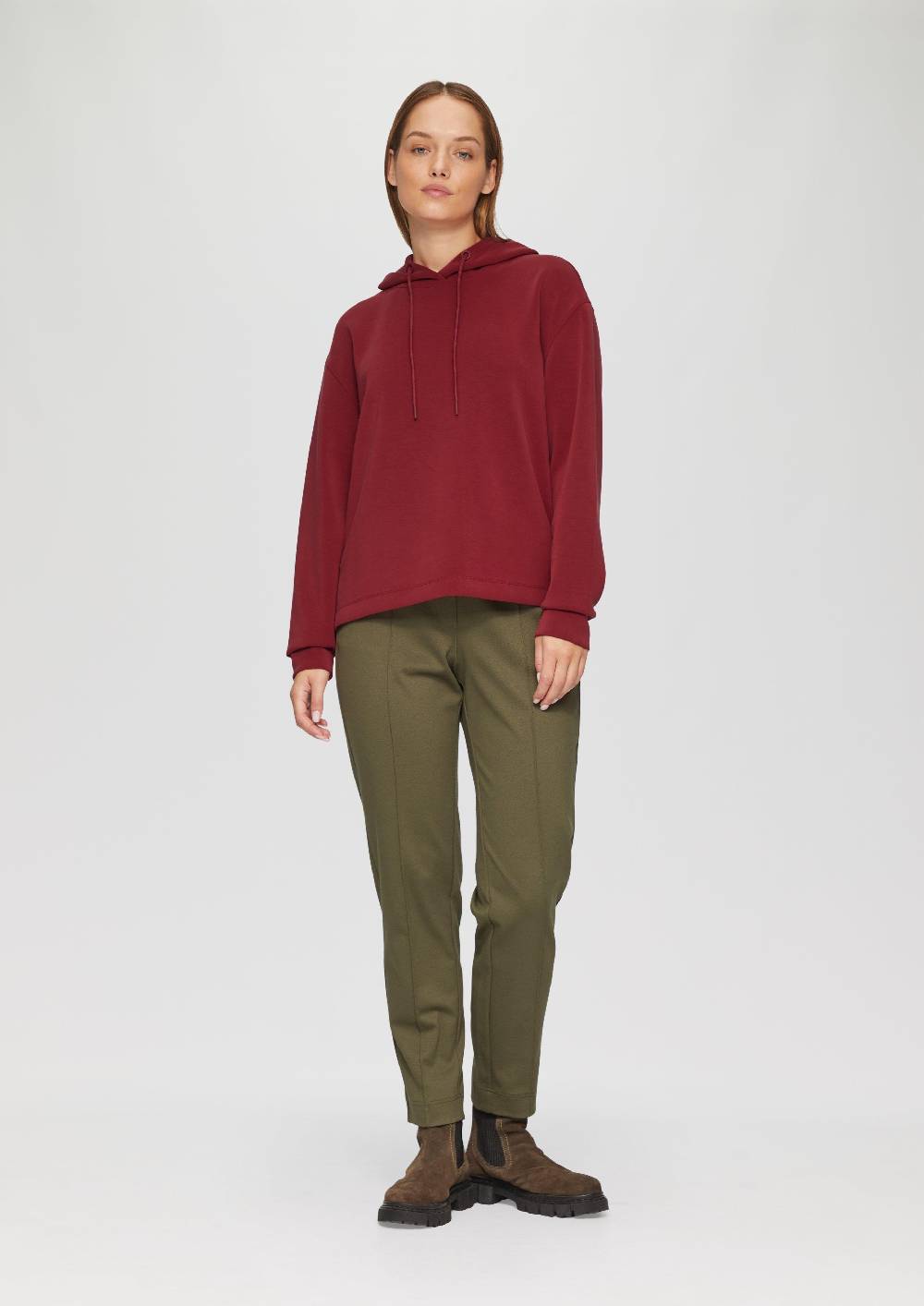 S.Oliver Hoodie Aus Scuba Im Relaxed Fit