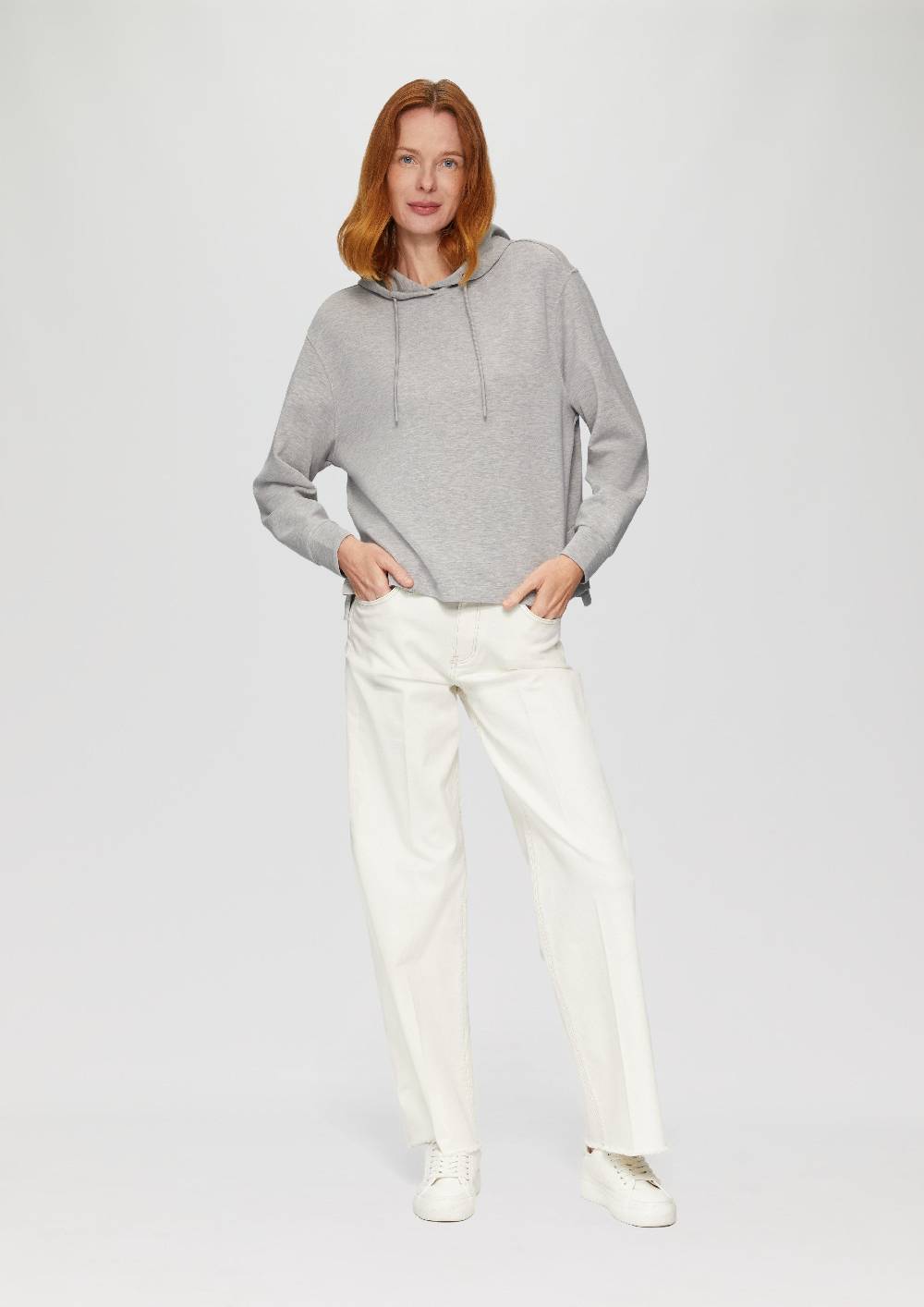 S.Oliver Hoodie Aus Scuba Im Relaxed Fit