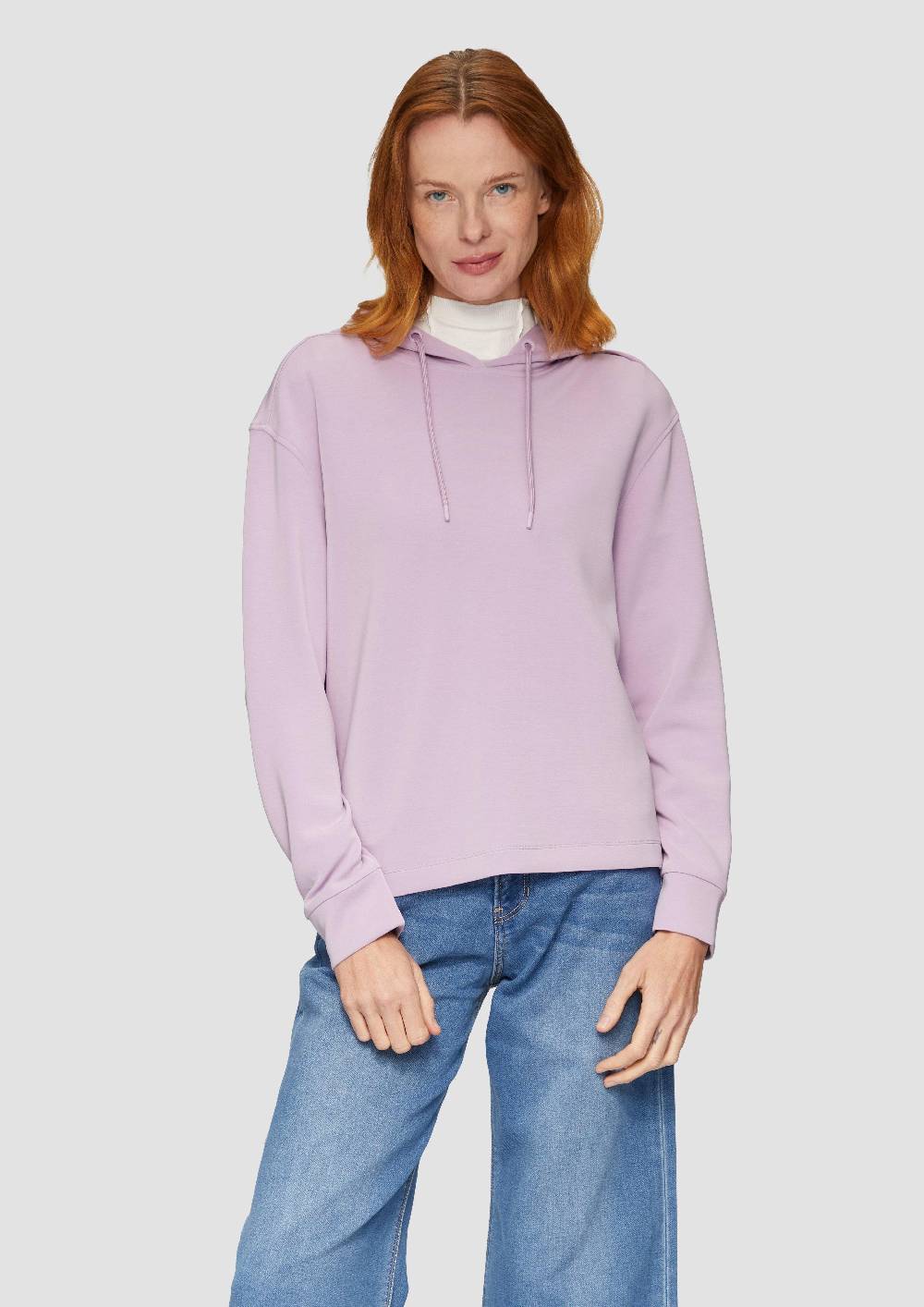 S.Oliver Hoodie Aus Scuba Im Relaxed Fit