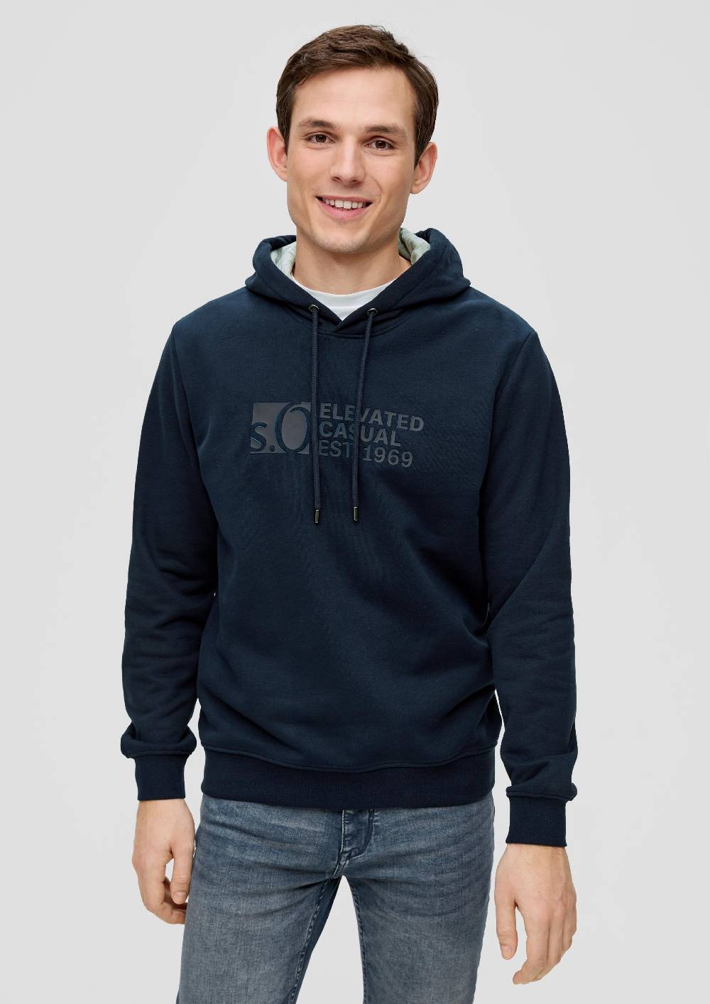 S.Oliver Hoodie Mit Logo-Print