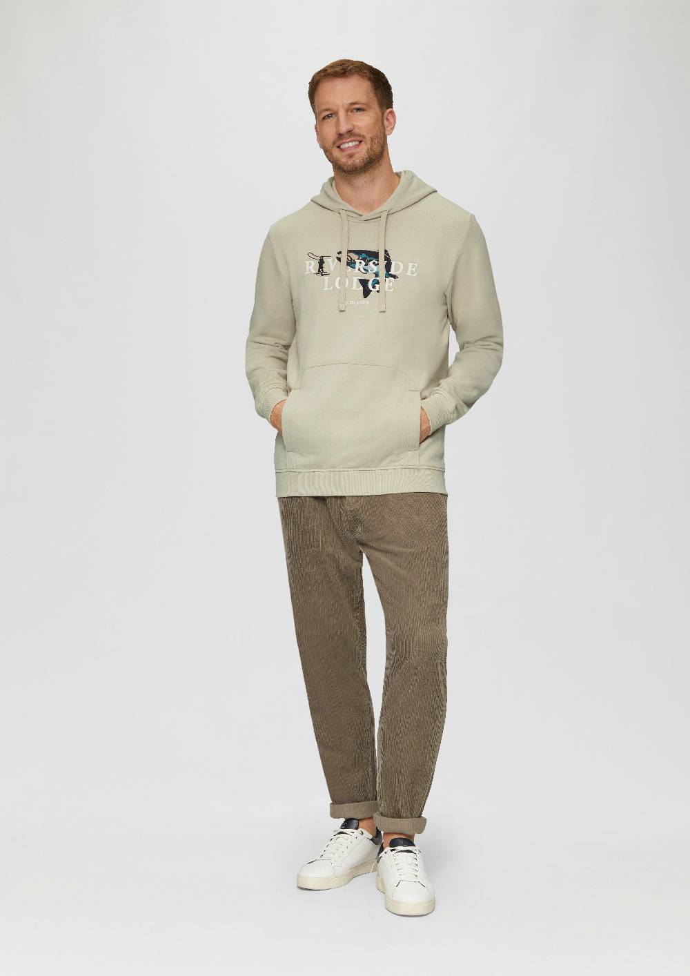 S.Oliver Hoodie Mit Stickerei Und Kängurutasche