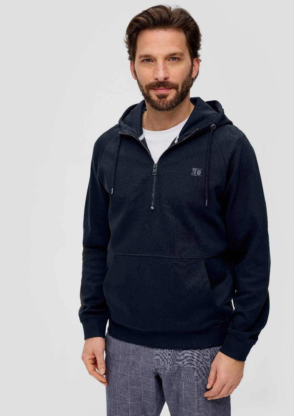 S.Oliver Hoodie-Sweatshirt Aus Baumwollmix