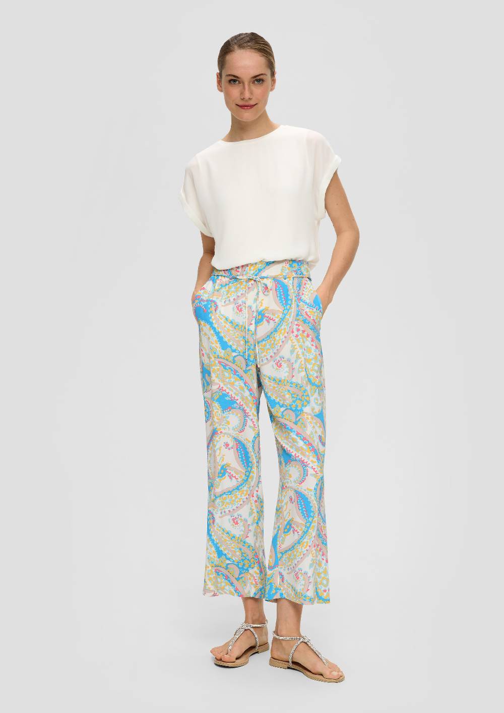 S.Oliver Hose Aus Reiner Viskose