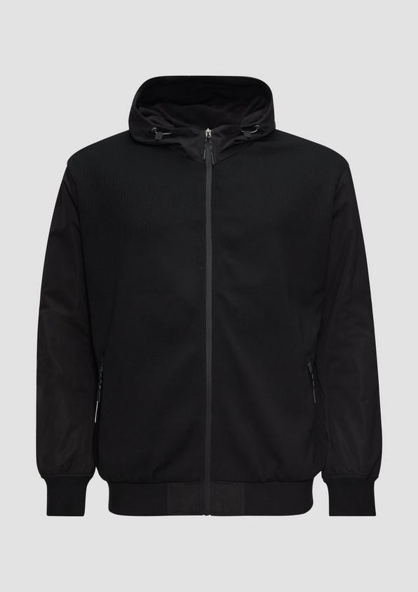 s.Oliver Hybrid-Jacke mit Strickelementen