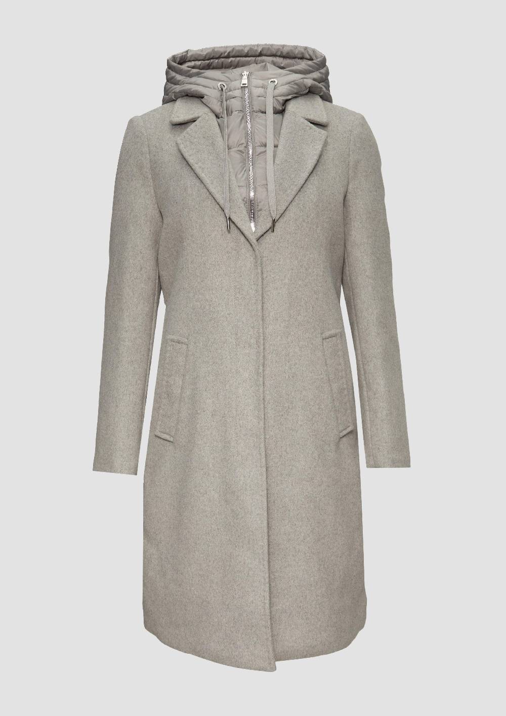 S.Oliver Hybridmantel Mit Herausnehmbarem Einsatz