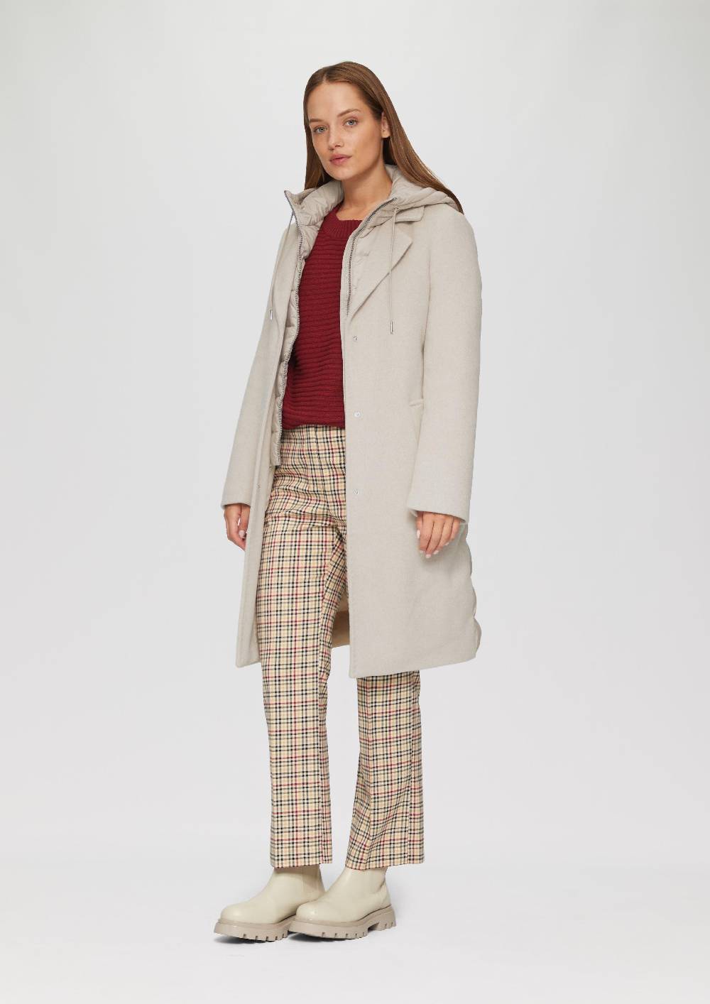 S.Oliver Hybridmantel Mit Herausnehmbarem Einsatz