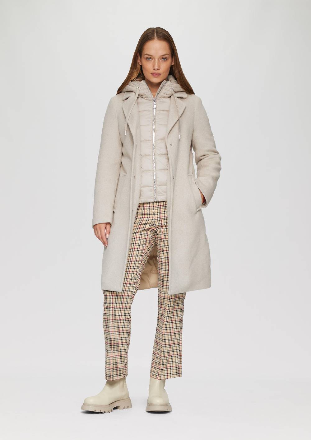 S.Oliver Hybridmantel Mit Herausnehmbarem Einsatz