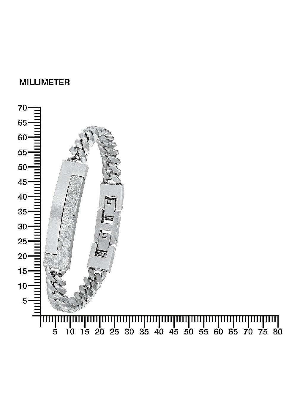 S.Oliver Ident-Armkette Aus Edelstahl
