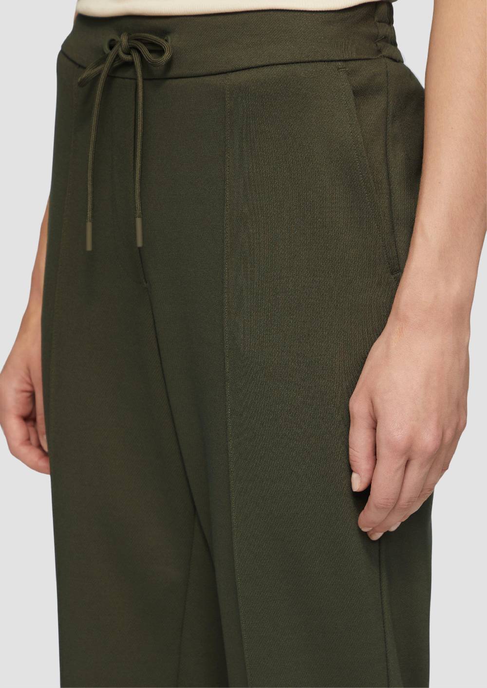 S.Oliver Interlock-Jogpant In Twilloptik