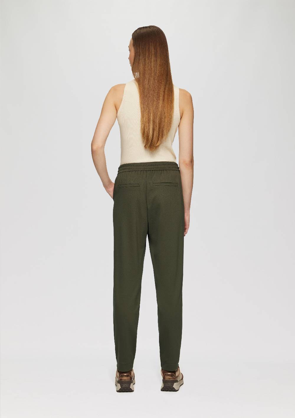 S.Oliver Interlock-Jogpant In Twilloptik