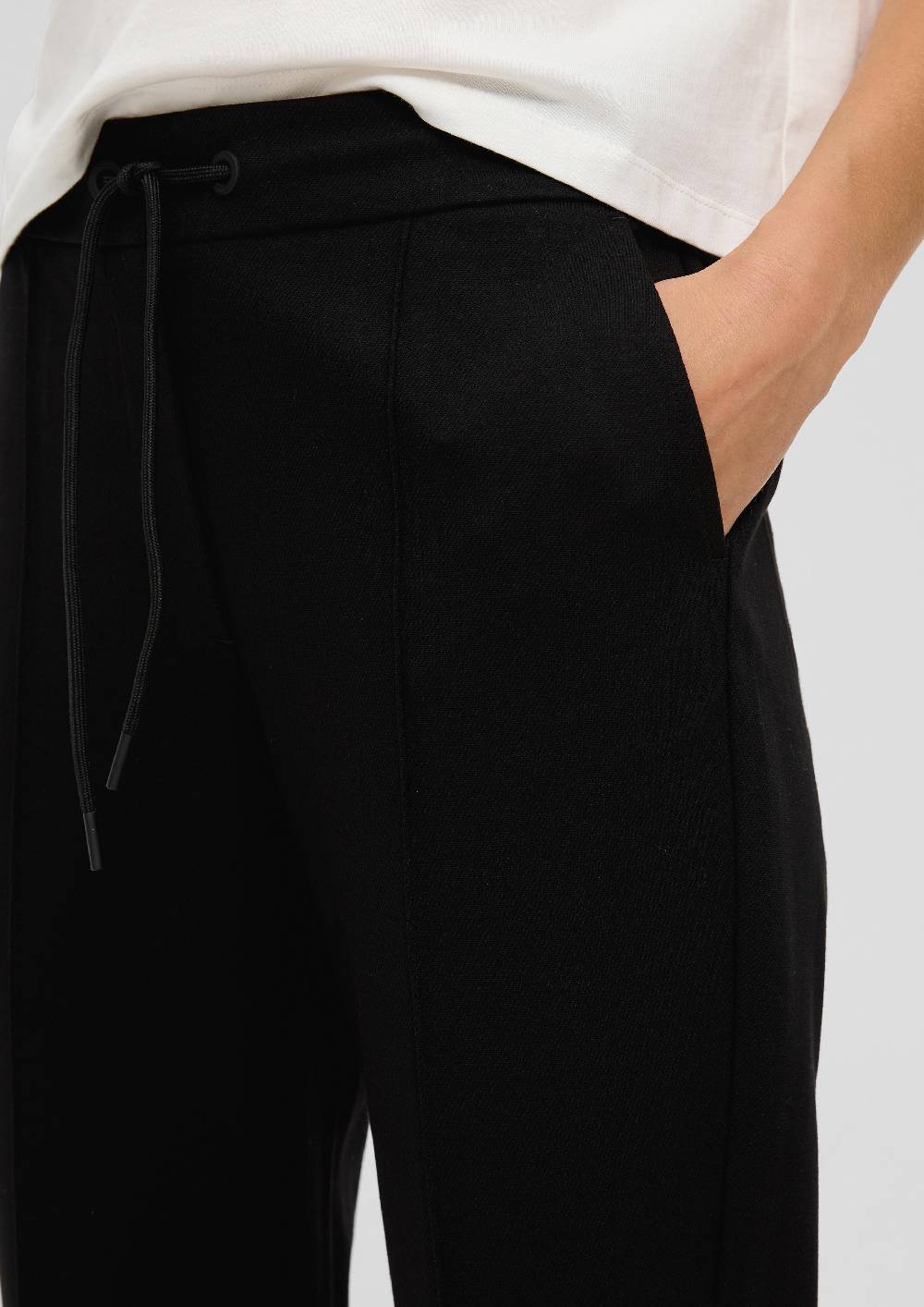 S.Oliver Interlock-Jogpant In Twilloptik