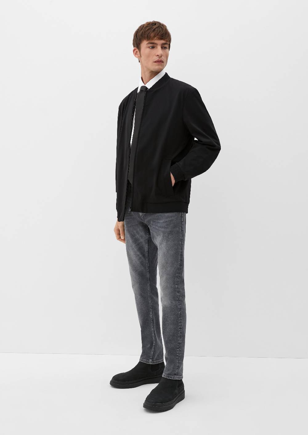 S.Oliver Jacke Aus Baumwollstretch