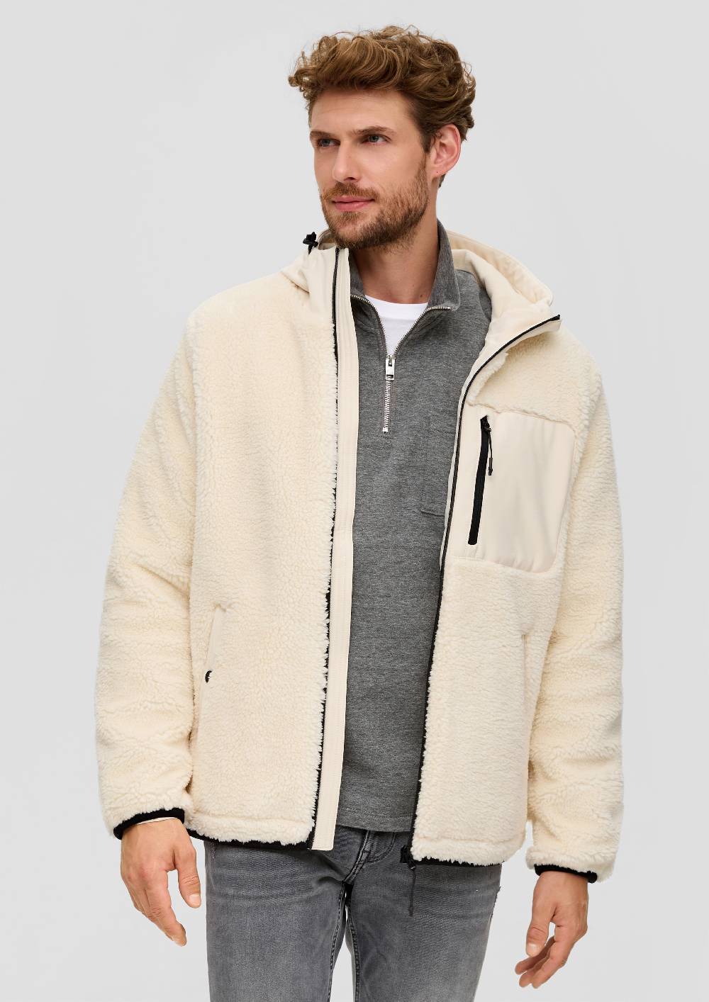 S.Oliver Jacke Aus Schaffell-Imitat