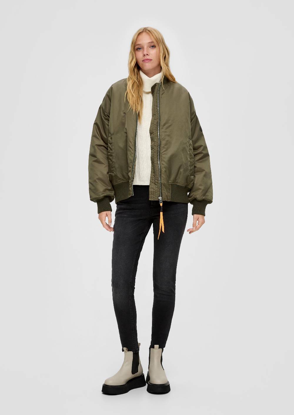 S.Oliver Jacke Mit Abnehmbarem Umlegekragen