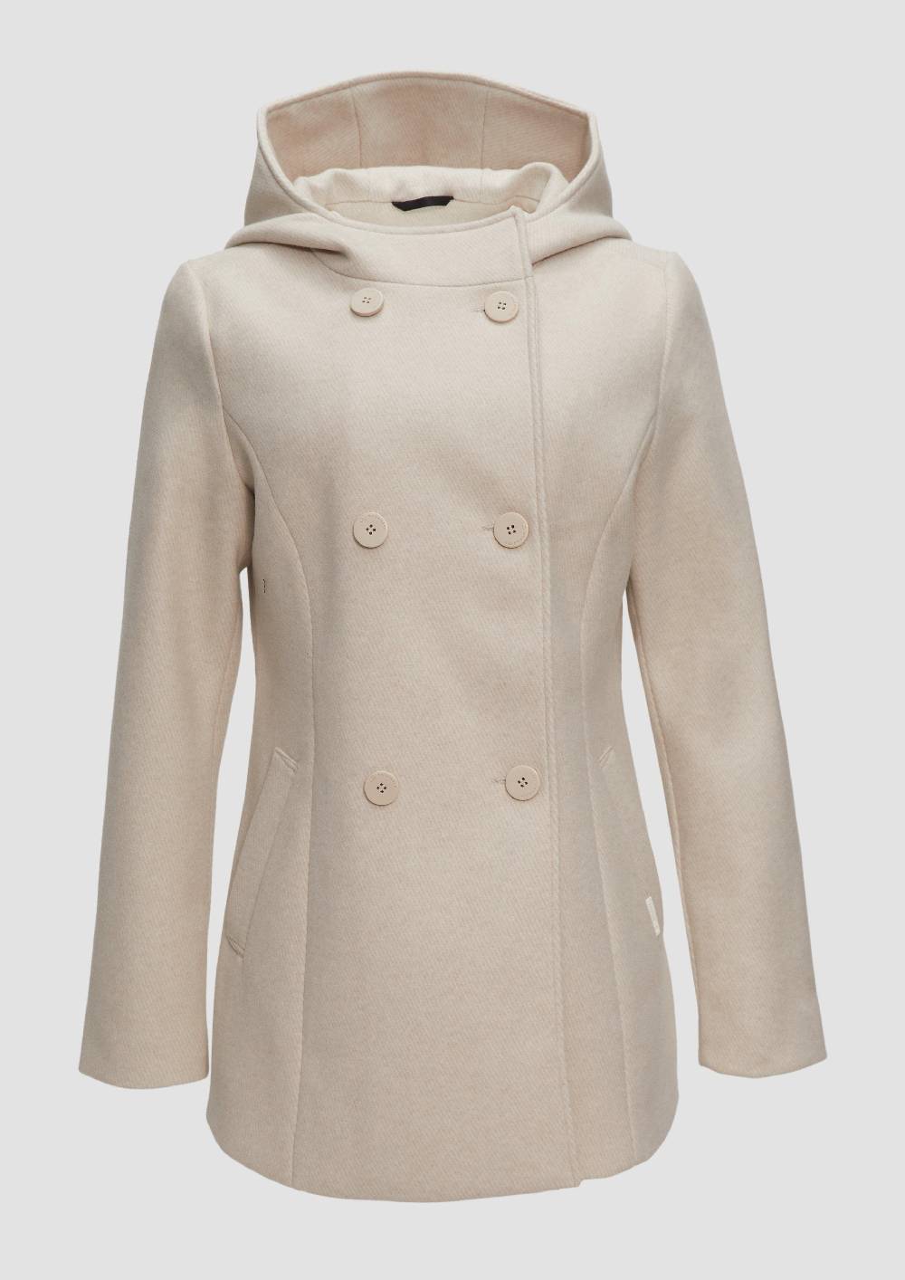 S.Oliver Jacke Mit Kapuze In Wolloptik