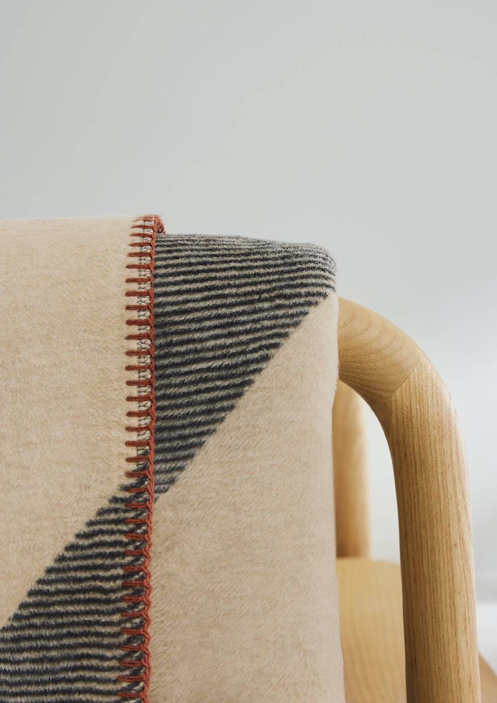 S.Oliver Jacquard-Decke Mit Streifenmuster