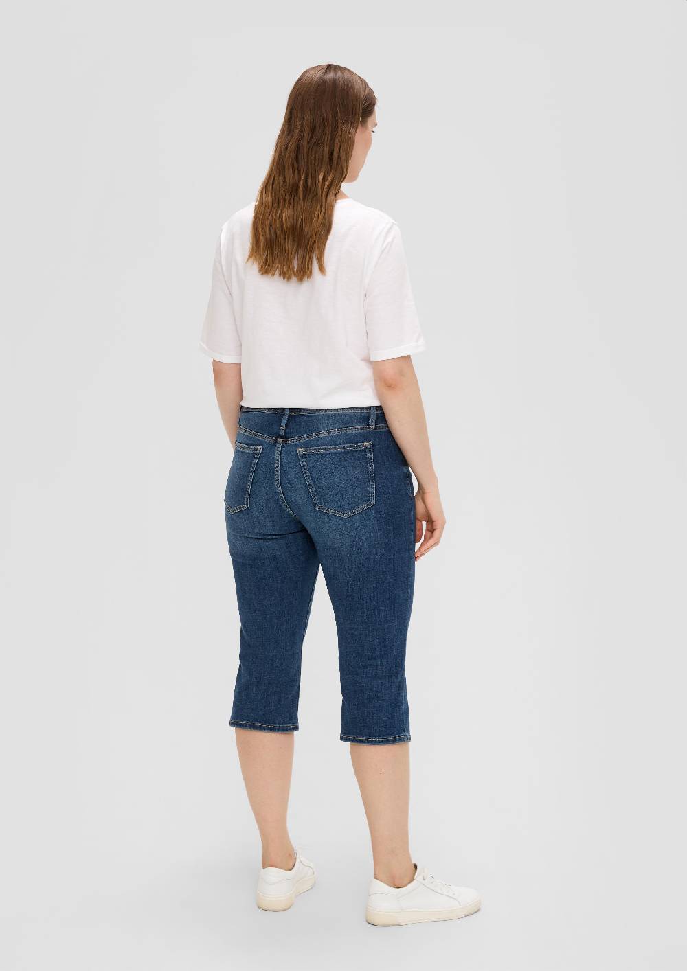 S.Oliver Jeans-Capri / Regular Fit / Mid Rise / Slim Leg